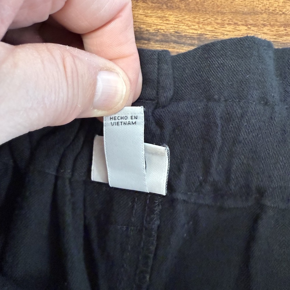 A New Day Pants‎ Women Small Black Pocketed Lightweight Tapered Casual 90s Look - Picture 9 of 11